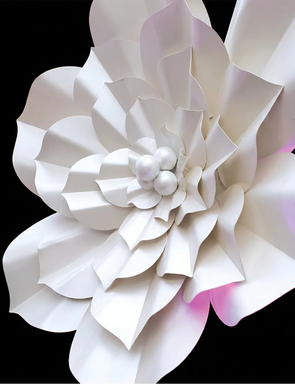 Custom flower decoration created for luxury event setups.